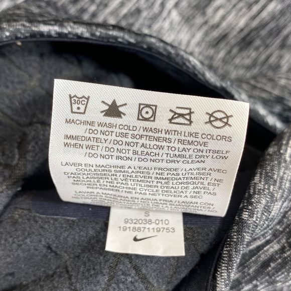 Nike Tech Fleece Cape Hoodie Full Zip Women Size S Gray/Black Sweater Jacket‎ - Picture 12 of 12